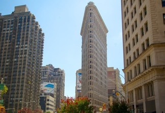 Prédio Flatiron Building em Nova York