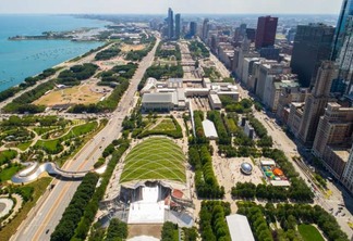 Parque Millenium Park em Chicago