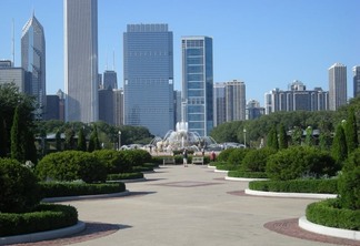 Parque Grant Park em Chicago