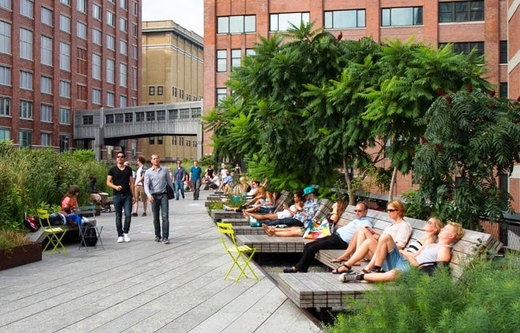 Nova York em Março: High Line Park