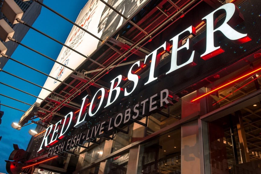 Como é o restaurante Red Lobster em Nova York