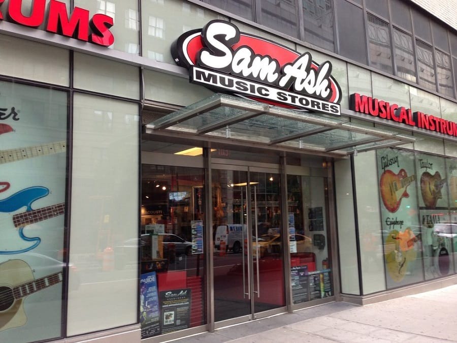 Sam Ash Music Store em Nova York