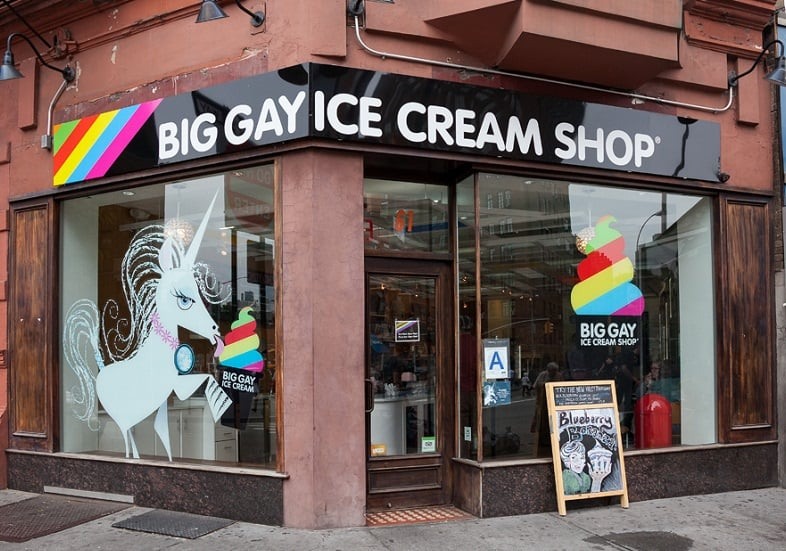 Sorveteria Big Gay Ice Cream em Nova York