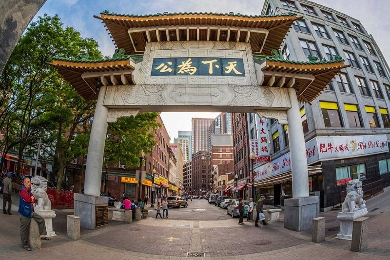 Chinatown em Boston