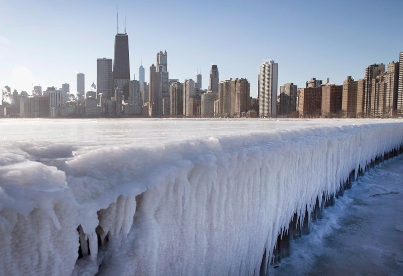 Clima de Inverno em Chicago