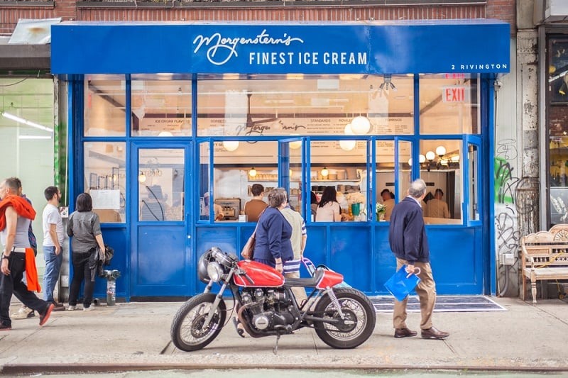 Sorveteria Morgenstern's Finest Ice Cream em Nova York