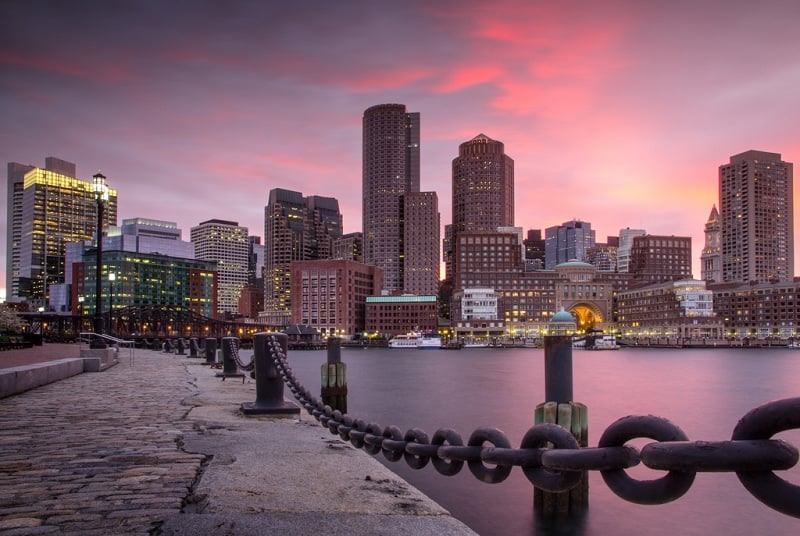 Pontos turísticos em Boston 