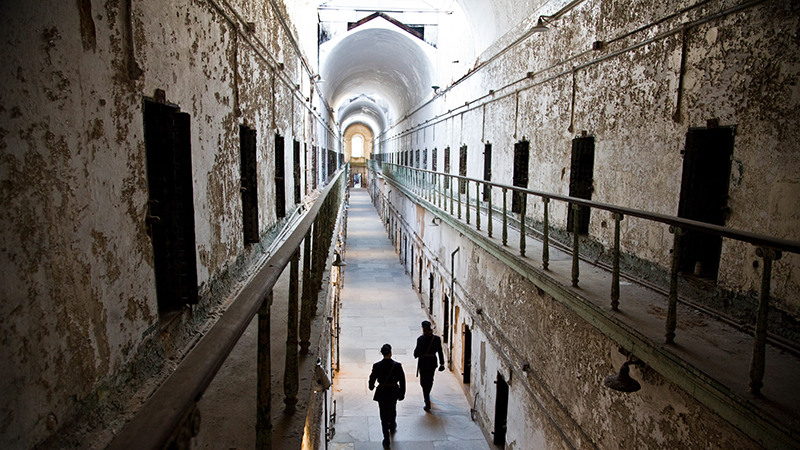 Prisão Eastern State Penitentiary na Filadélfia