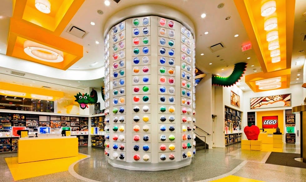 Loja de brinquedos Lego Store em Nova York