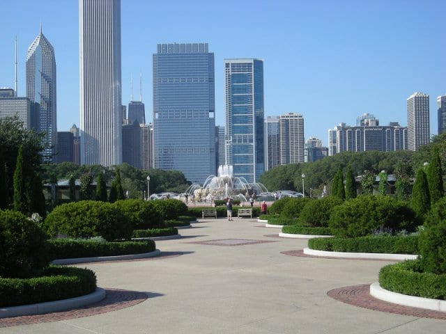 Parque Grant Park em Chicago
