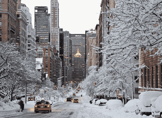Quando neva em Nova York