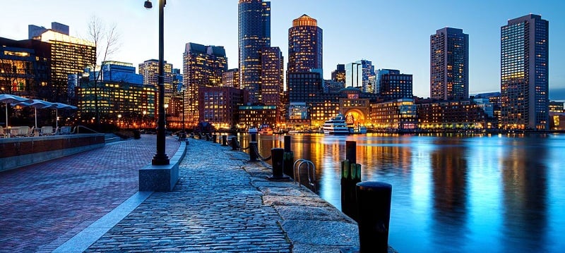 Waterfront em Boston 