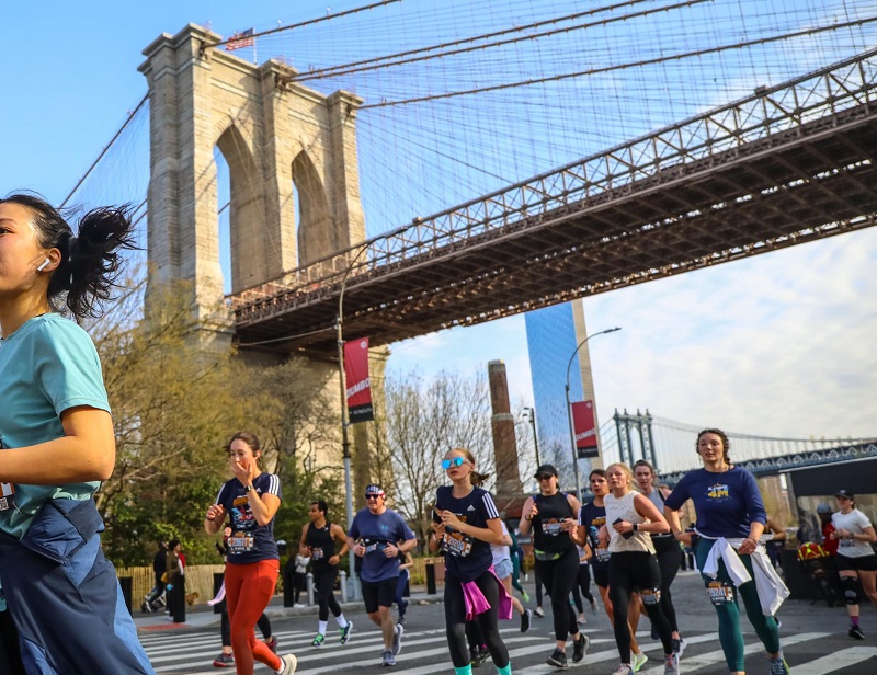 Maratona e meia-maratona NYC Runs Brooklyn: Ponte em NY