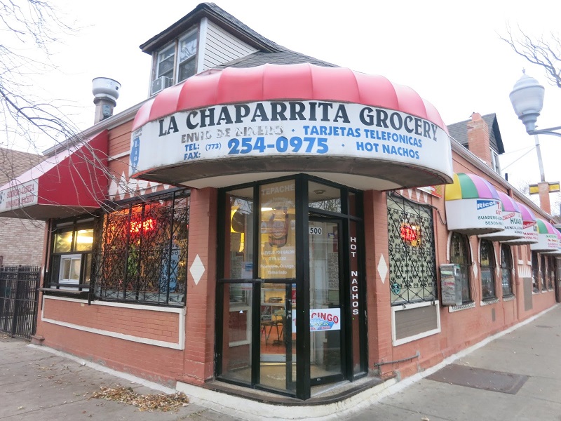 Fachada do restaurante La Chaparrita em Chicago