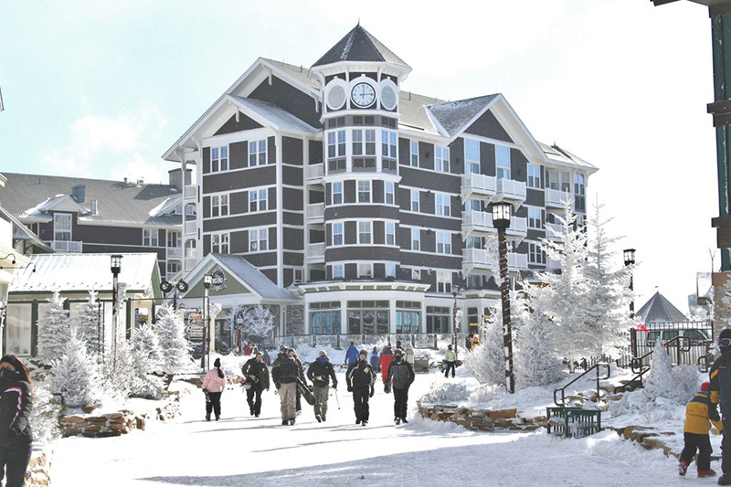 Resort de esqui Snowshoe perto de Washington