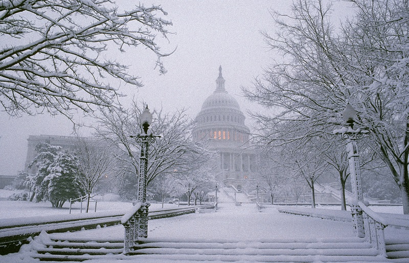 Neve em Washington