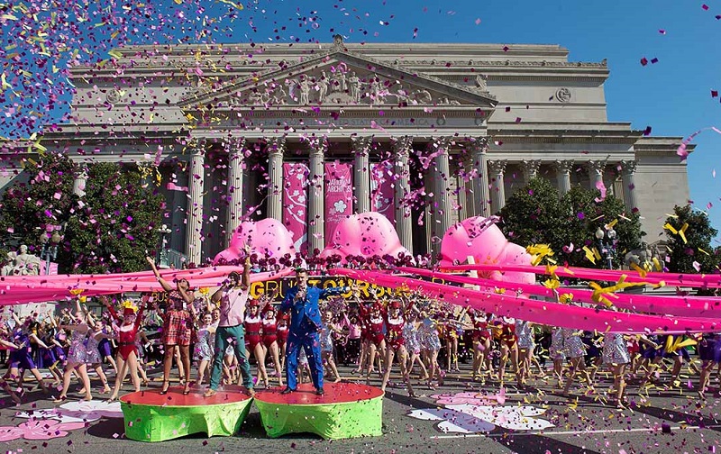 Celebração do Festival de Cerejeiras em Washington