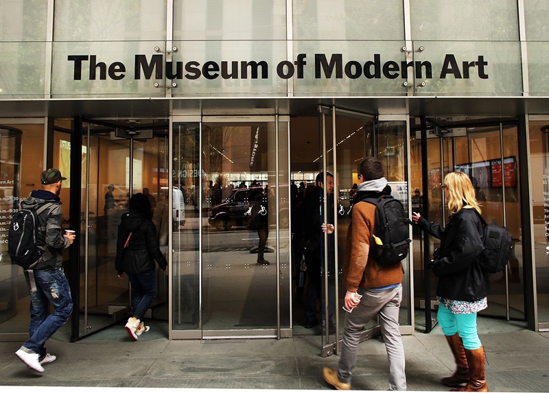 Entrada do Museu de Arte Moderna em Nova York