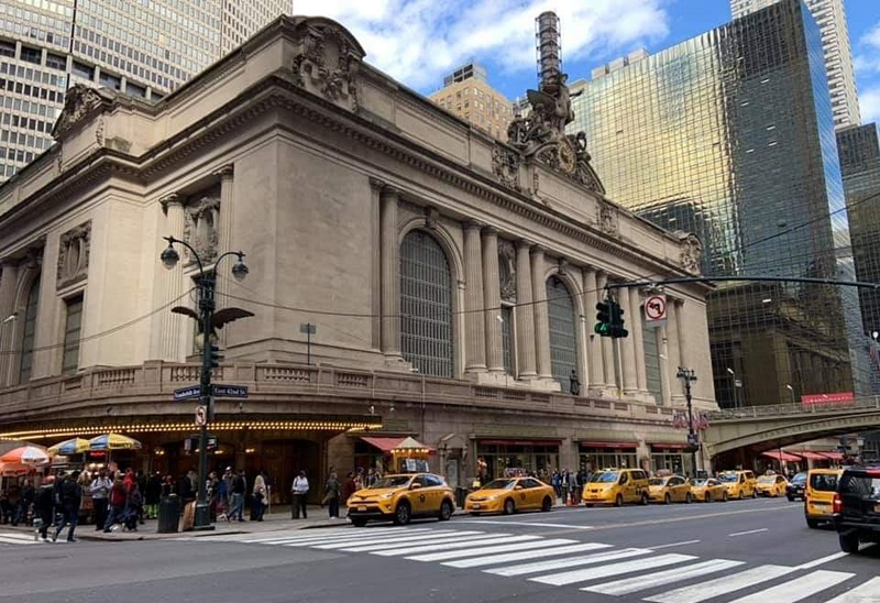 Fachada da estação Grand Central Station em Nova York