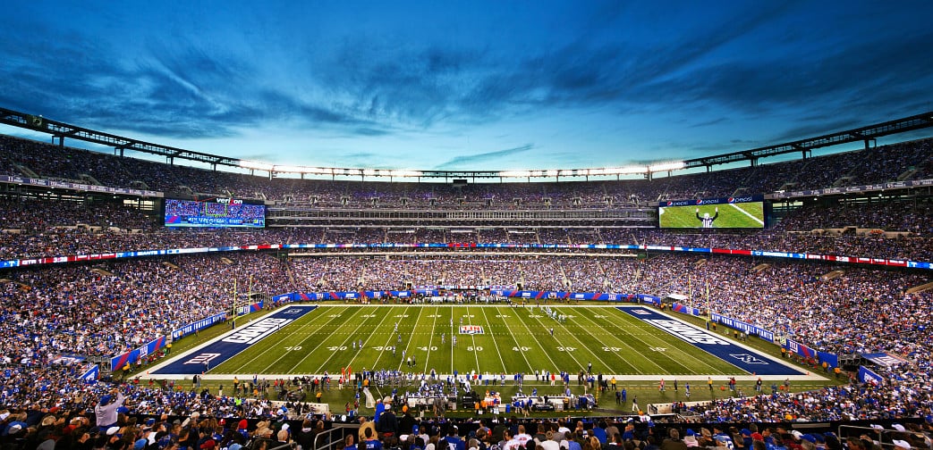 Jogos de futebol americano do NY Giants