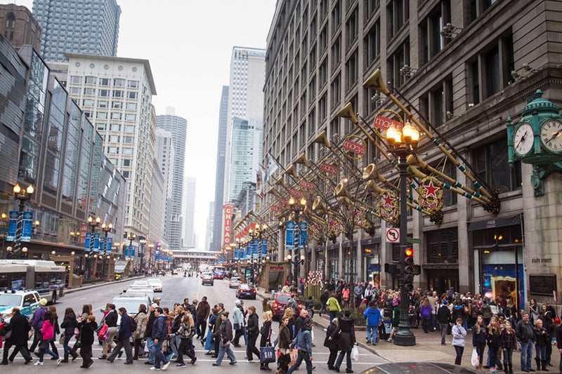 Magnificent Mile em Chicago