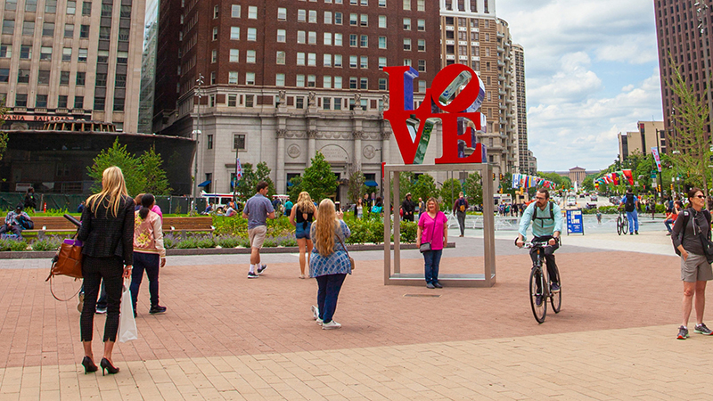 Love Park na Filadélfia