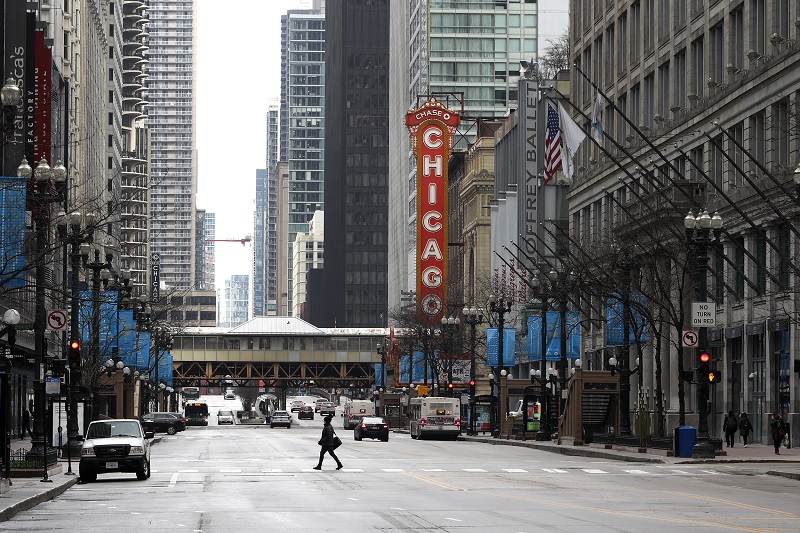 Calendário de reabertura covid-19 em Chicago