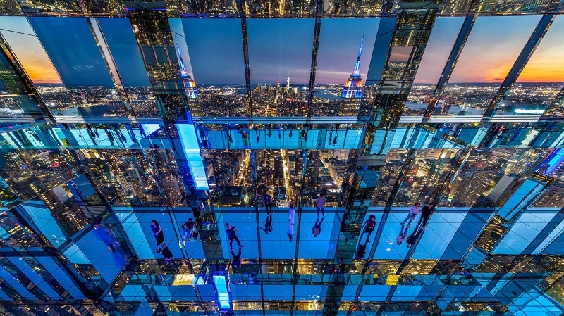 Mirante de vidro Summit One Vanderbilt em Nova York