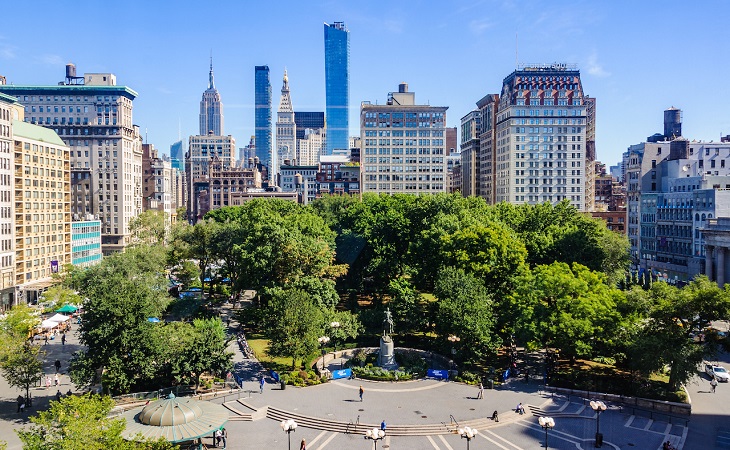 Praça Union Square em Nova York