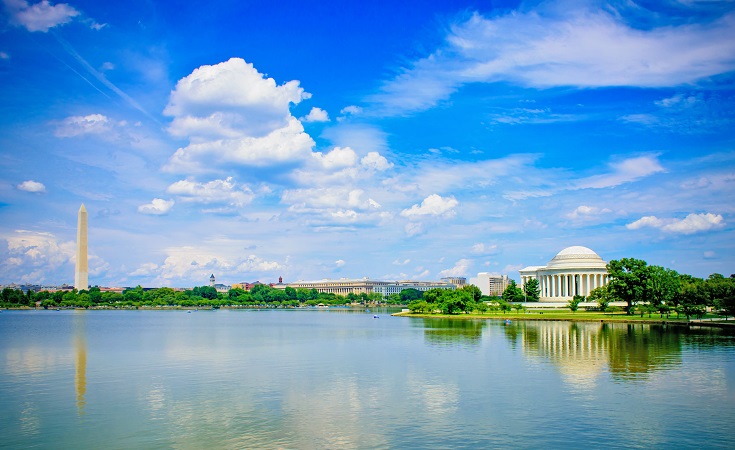 Enseada Tidal Basin em Washington