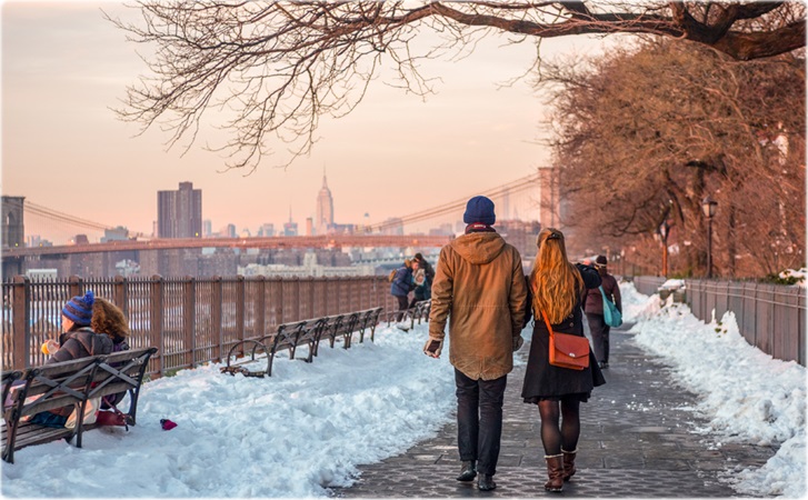 Como é o inverno em Nova York